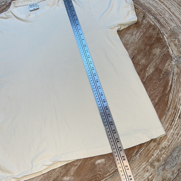 MAISON ARTICLE Unisex T-Shirt, Cream, Size M - Picture 3 of 5